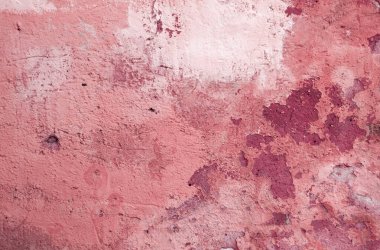 Soyut grunge pembe renkli eski duvar arkaplanı veya dokusu 