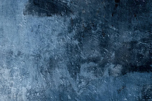 Blu Murale Intonacato Grunge Texture — Foto Stock