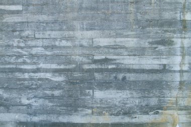 Ahşap izli çiğ beton duvar şekli 