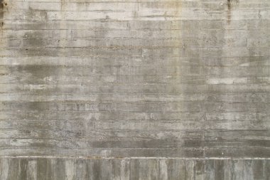 Ahşap izli çiğ beton duvar şekli, grunge arkaplan 