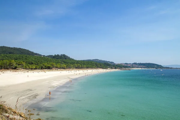 Plaża Barra Galicji Hiszpania — Zdjęcie stockowe