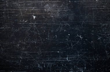 Siyah kazınmış metal levha, grunge arkaplan veya doku 