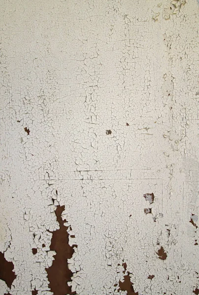 Alte Weiße Wand Mit Abblätternder Farbe Grunge Textur Oder Hintergrund — Stockfoto