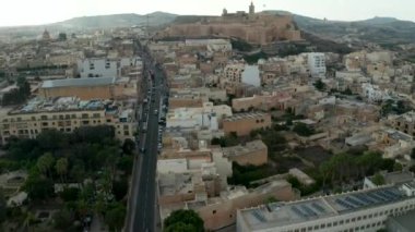 Malta 'nın Gozo Adası' ndaki Kale Kalesi 'ni göster.