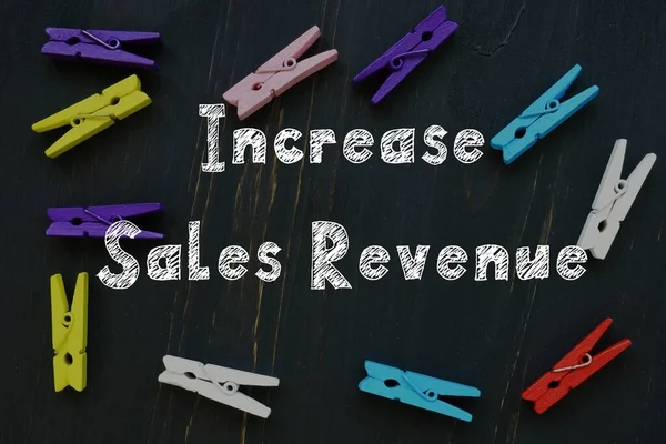 Increase Sales Revenue Sign Sheet — Stock Photo, Image