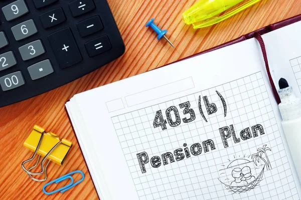 Frasen Pensionsplanen Sidan 403 — Stockfoto