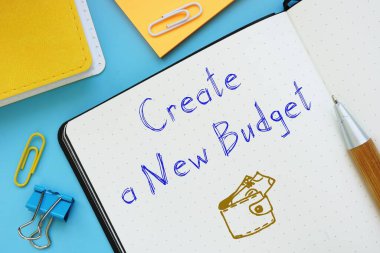 Motivasyon kavramı: Kağıt üzerinde imzası olan yeni bir bütçe oluştur.