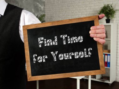 Motivasyon kavramı, sayfadaki cümleyle kendinize zaman ayırın demek..