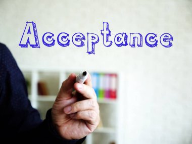 Sayfadaki kabul cümlesi.