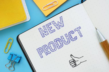 Finansal kavram, sayfada imzası olan yeni ürün anlamına gelir.