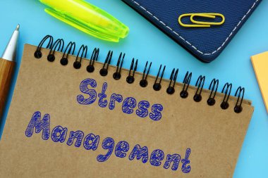 Stres Yönetimi ile ilgili finansal konsept..