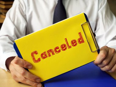 Kağıt üzerindeki imzayı iptal et.