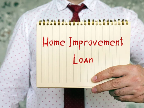 Koncepcja Finansowa Home Improvement Pożyczka Zwrotem Stronie — Zdjęcie stockowe