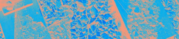 Αφηρημένο Κοράλλι Και Μπλε Χρώμα Υφή Φόντο Αντίγραφο Χώρο Για — Φωτογραφία Αρχείου