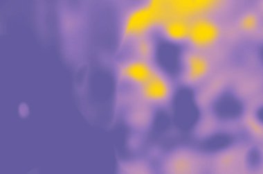 tasarım için soyut, bulanık menekşe, mor ve sarı renkler.