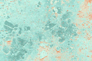 Tasarım için soyut kırmızı, turuncu, celadon ve aquamarine renk arkaplanı.