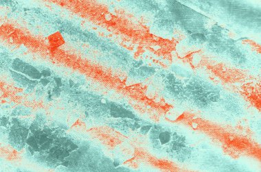 Tasarım için soyut kırmızı, turuncu, celadon ve aquamarine renk arkaplanı.