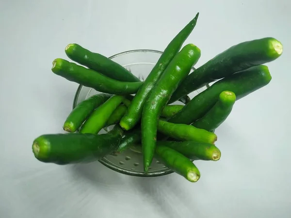 Green Chilli Stock Photos Αυτή Φωτογραφία Λαμβάνεται Στην Ινδία Από — Φωτογραφία Αρχείου