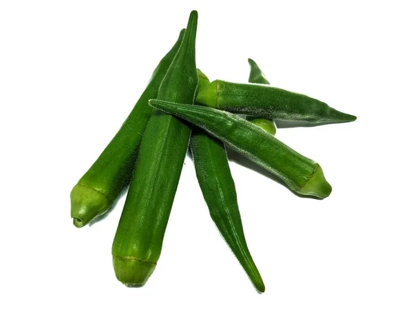 Lady Finger Vegetable Stock Photos Images Photo Taken India Vishal — стокове фото