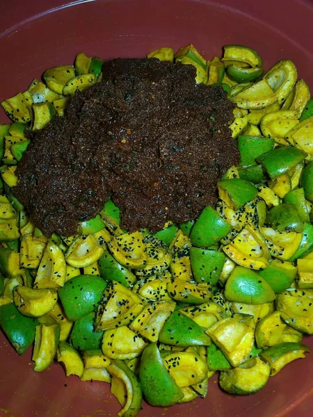 Aam Ka Achaar Masala Mango Pickle Stock Photo.This photo is taken in india by vishal singh