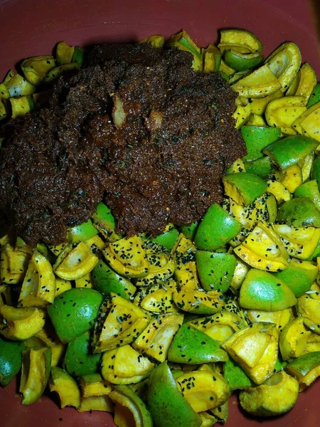 Aam Achaar Masala Mango Pickle Photo Stock Cette Photo Est — Photo