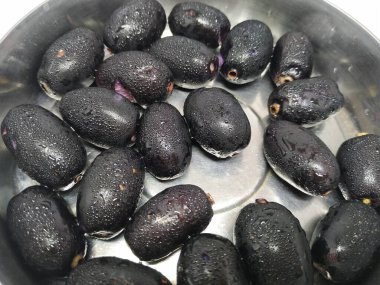 Hint yaban mersini ya da Jamun Fruit Fotografları. Bu fotoğraf Vishal Singh tarafından çekildi..