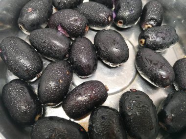 Hint yaban mersini ya da Jamun Fruit Fotografları. Bu fotoğraf Vishal Singh tarafından çekildi..