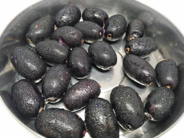 Hint yaban mersini ya da Jamun Fruit Fotografları. Bu fotoğraf Vishal Singh tarafından çekildi..
