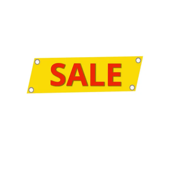 Sale Banner Yellow Stock Photos Design Vishal Singh — Stock Photo, Image