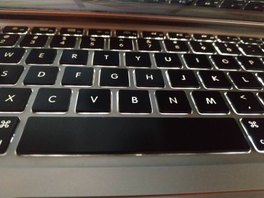 Klavye ve touchpad. Bu fotoğraf Vishal Singh tarafından çekildi.