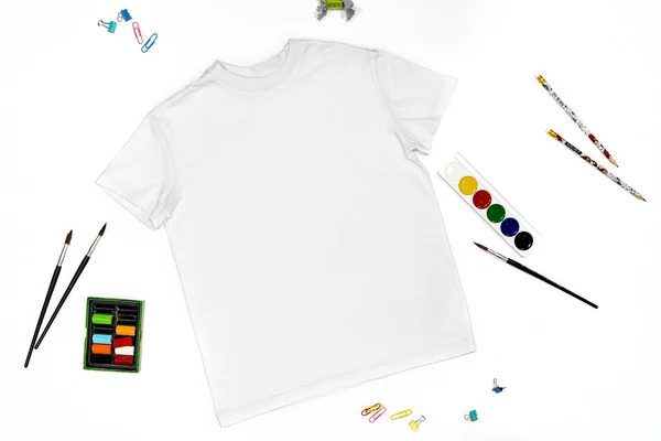 Baumwolle Schulkleidung Sport Pullover Hose Shirt — Stockfoto