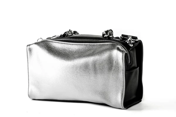 Fashion Autumn Bag Handbag Women Clutch White Background Isolated — Stock Photo, Image