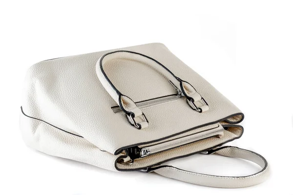 Fashion Autumn Bag Handbag Women Clutch White Background Isolated — Stock Photo, Image