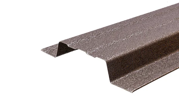 Blockhaus Geländer Für Zaun Farbige Bunte Metall Profilelemente — Stockfoto
