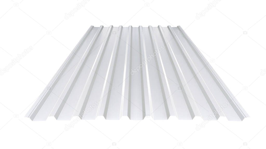 Techo techo perfil metal color madera textura aislada sobre fondo