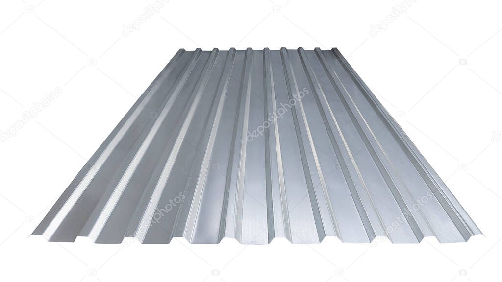 Techo techo perfil metal color madera textura aislada sobre fondo