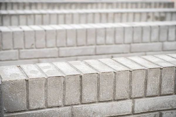 Brick Fence Pillar Column Isolated White Background — Stock Photo, Image