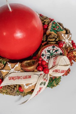 Noel Bahar Mumu Mumu Zencefilli Noel Ağacı Beyaz Kar Kutlaması