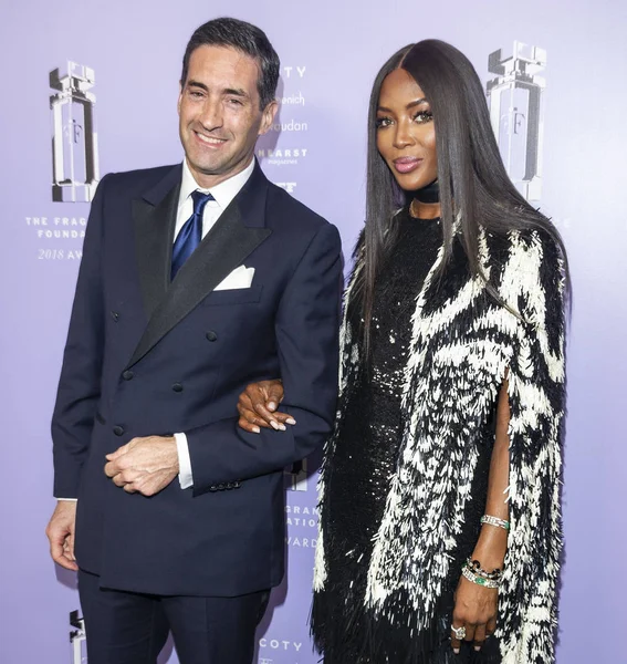 New York June 2018 Theo Spilka Naomi Campbell Attend 2018 — Stock Photo, Image