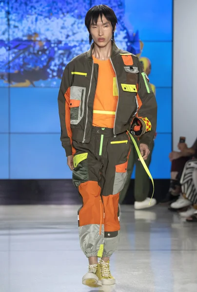 New York July 2018 Model Walks Runway Landlord Show New — Stock Photo, Image