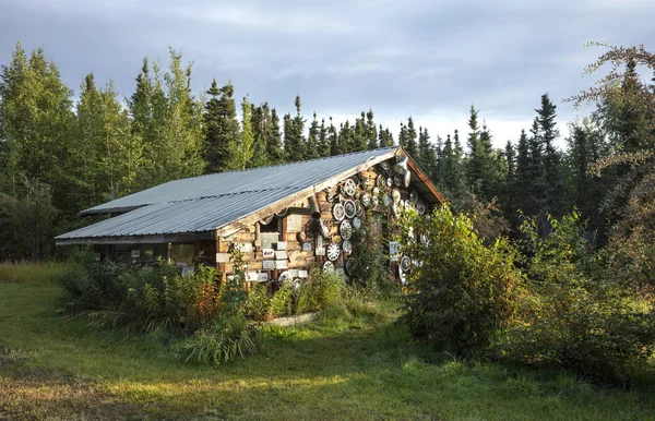 Joy Alaska Aug 2018 View Joe Nancy Carlson Tire Shop — Fotografia de Stock