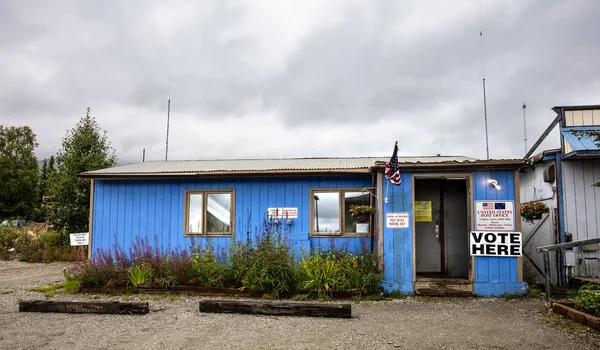 Coldfoot Alaska Ağustos 2018 Bir Görünüm Coldfoot Postane Dalton Highway — Stok fotoğraf