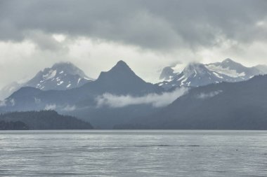 Bir görünümü Kachemak Bay State Park, Homer Spit, Alaska