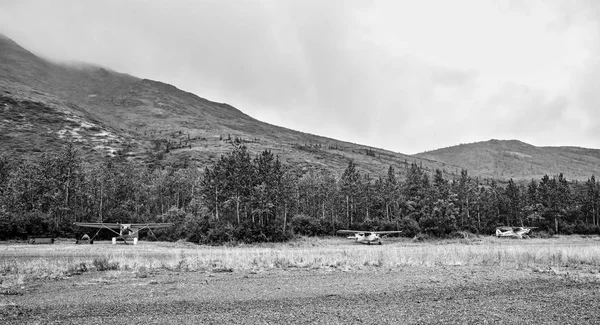 Denali National Park Preserve Aug 2018 View Kantishna Airport Denali — Stock Photo, Image