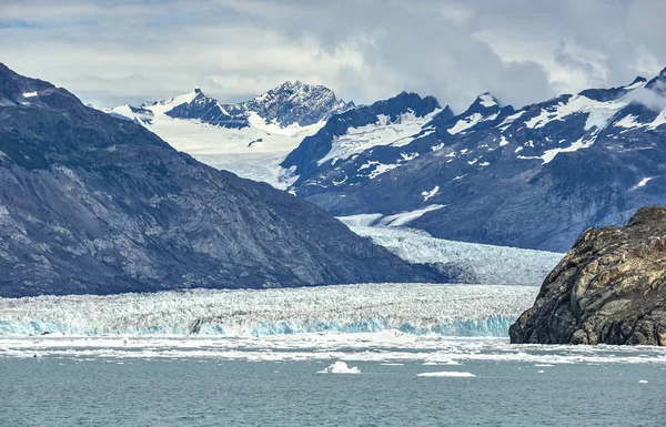 Vista Del Glaciar Columbia Prince William Sound Alaska — Foto de Stock