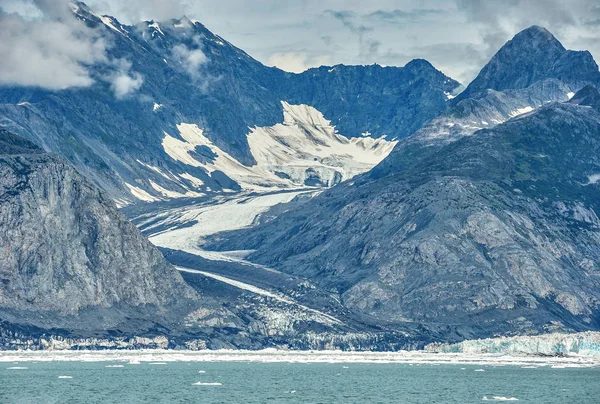 プリンス ウィリアム湾 アラスカ州のコロンビア氷河のビュー — ストック写真