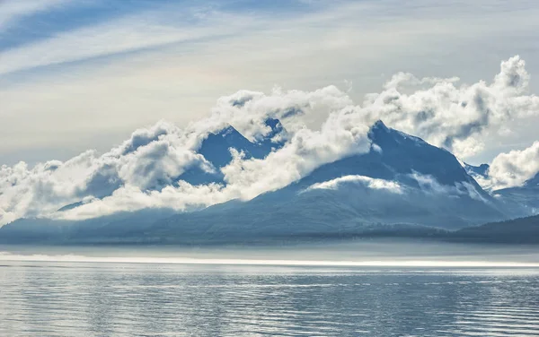 Valdez Kol Alaska Bir Görünümünü — Stok fotoğraf