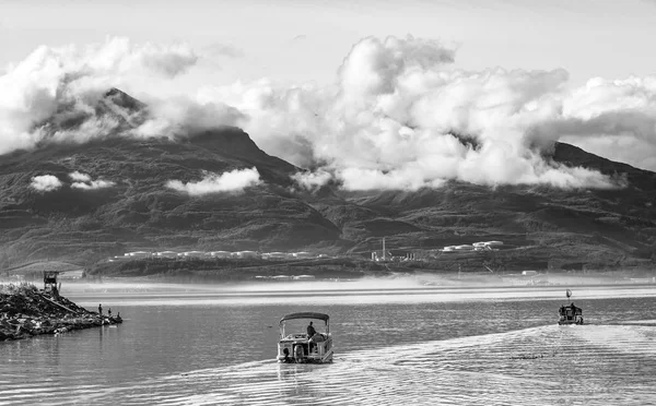 Valdez, Ak - 25 Ağustos, Valdez deniz terminali ve tankerler 2018:A görünümünü