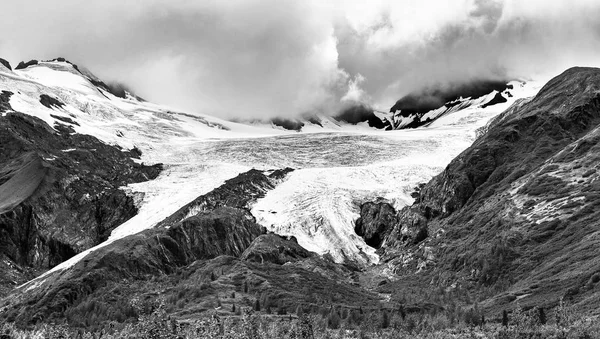 Vue Glacier Worthington Sur Détroit Prince William Près Valdez Alaska — Photo