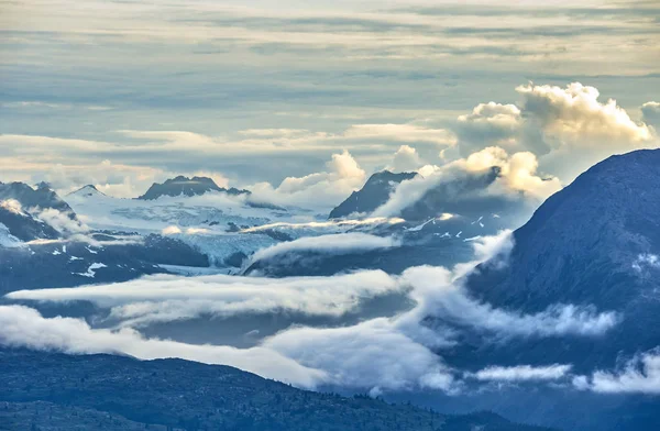 Aerial View Valdez Arm Alaska — Stock Photo, Image